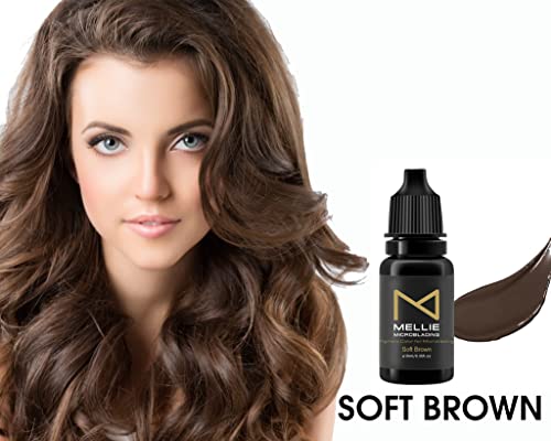 Microblading Pigment 10ml Soft Brown - Medical Grade Eyebrow Tattoo Ink