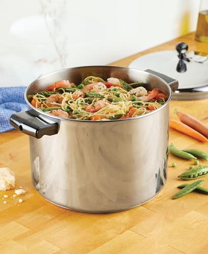 8 Quart Stainless Steel Stockpot with Lid - Classic Cookware, Versatile & Durable