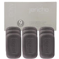 Jericho Dead Sea Mud Soap Bar 4.4 Oz Pack of 9 – Natural Face & Body Detox with Dead Sea Minerals & Witch Hazel
