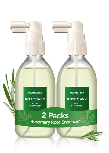 AROMATICA Root Enhancer Rosemary Water Spray for Hair Growth - 2 Pack
