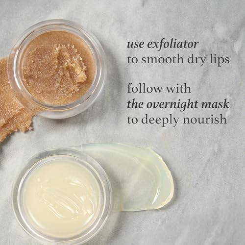 Julep 24/7 Duo: Nourishing Lip Mask and Exfoliator & Hydrating Glossy Balm and Lip Sleeping Mask with Shea Butter - Moisturize, Protect and Soothe - Vegan