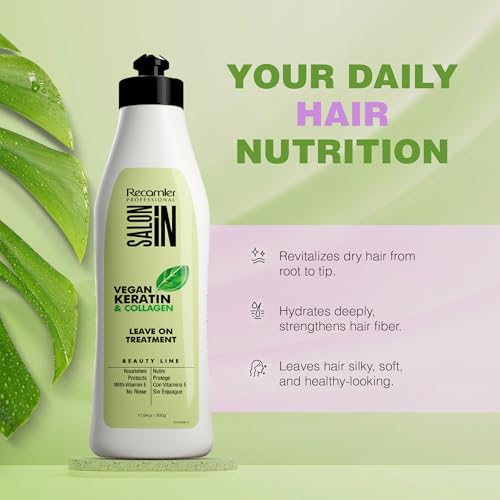 RECAMIER PROFESSIONAL SALON IN Vegan Keratin & Collagen Leave-In Treatment 17.6 oz