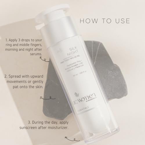 Silk Night Cream ? Hydrating Face Moisturizer with Hidroviton Plus, Bioemulsi?n LUM & Vitaloe ? Night Cream for Normal to Dry Skin ? 50 ml