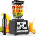 OMMO 1800W Countertop Blender for Smoothies & Ice Crushing - Black