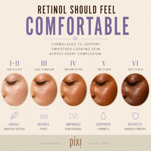 Pixi Retinol Tonic 8.5 Fl Oz - Smoothing & Firming Facial Toner with Peptides