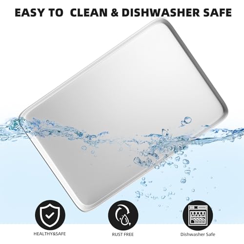 Cookie Sheet Pan Set of 3 - 16x24 Inch Aluminum Baking Trays for Oven & Commercial Use - Crosson Variation 3