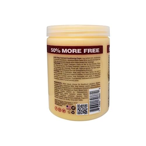 Cholesterol Plus Jamaican Black Castor Oil Deep Treatment Conditioning Cream 24 Oz.
