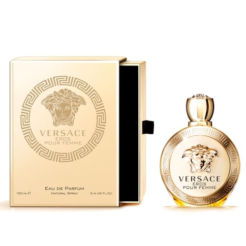 Versace Eros Pour Femme Eau de Parfum Spray 3.4oz | Long-Lasting Fragrance
