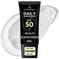 Bald Head Care for Men | Everyday Face & Scalp Care | Matte, No Grease, Vegan | Daily Scalp Sunscreen Fragrance Free - SPF 50+
