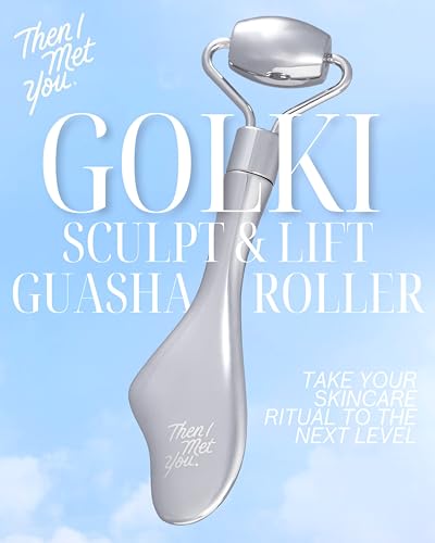 Facial Massage Roller for Skin Tightening & Lymphatic Drainage – Gua Sha Inspired Face Tool
