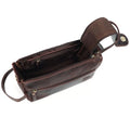 Toiletry Bag | Leather Dopp Kit for Men & Women ? Water-Resistant, Durable & Stylish ? Travel Organizer with Multiple Compartments | Grooming Essentials, Shaving & Makeup Pouch (Brown)