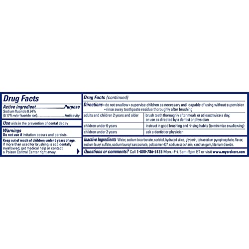 Anticavity Fluoride Toothpaste with Fresh Mint - 6 oz, Pack of 12