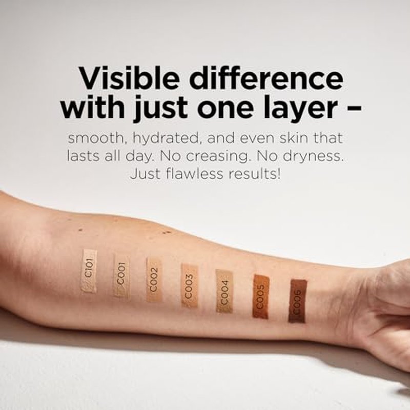 Klasme Liquid Concealer | 6 Shades Available | Full Coverage for Dark Circles | Hydrating Matte Formula | Long-Wearing & Comfortable | 0.18 fl oz (C004)