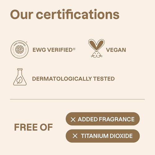 ATTITUDE Oceanly Light Coverage Under Eye Concealer Stick, Titanium Dioxide-Free, EWG Verified, Plastic-Free, Vegan & Cruelty-free Makeup, Caramel, 0.2 Ounces