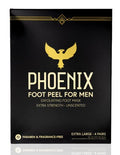 (Pack of 4) Men’s Foot Peel for Callus Removal - Extra Large & Extra Strength - Exfoliating Dry Feet Treatment - Unscented & Paraben-Free