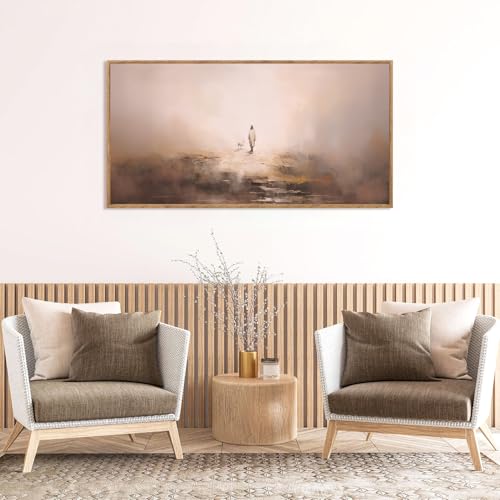 Aurlan Jesus Leaves The 99 Parable Wall Art - 40x20 Inch Religious Canvas