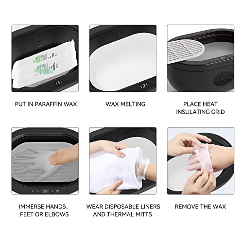 Paraffin Wax for Hand and Feet 12 Packs Colorless Unscented, Paraffin Wax Refills for Dry Skin,Hydration and Nourish