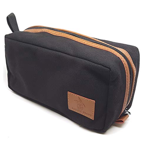 Black Canvas Travel Bag for Beard Care Accessories – Badass Beard Care