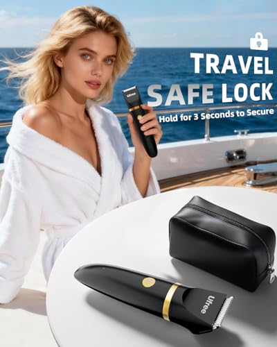 Ufree 3-in-1 Bikini Trimmer for Women – Waterproof Electric Shaver with 3 Heads
