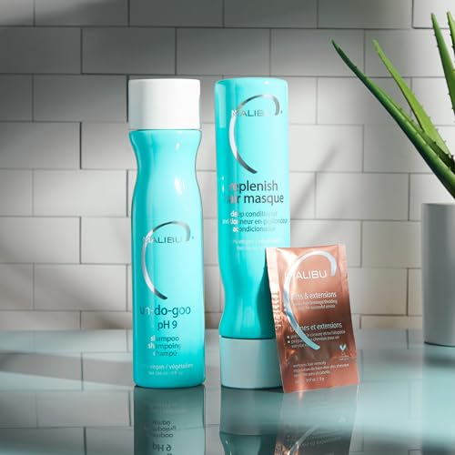 Malibu C Replenish Hair Masque - Deep Hydrating Conditioner - 12 Pack of All Hair Types & Textures