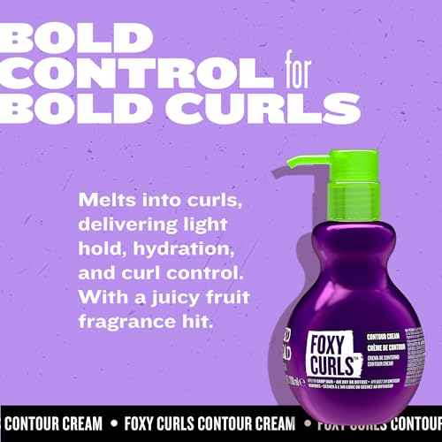 Scented Curl Cream for Wavy & Curly Hair - 6.76 Oz Pack of 2 - Anti-Frizz & Nourishing