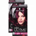 Schwarzkopf Color Ultime Hair Dye 5.23 Charcoal Fuchsia - 2 Pack, Permanent Vivid Color