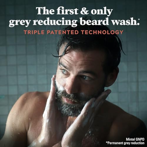 Beard Wash - Gradually Reduces Grey, Natural Look, 4 Fl Oz Pack of 3