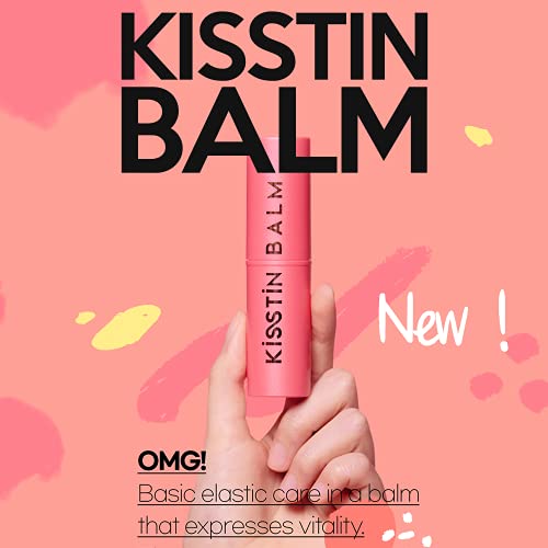 KAHI Seoul Kisstin Lip Balm - Tinted Pink Nourishing Gloss, 9g