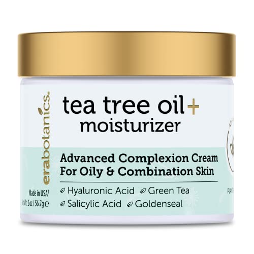 Era Organics Tea Tree Skincare Trio ? Tea Tree Cream, Cleanser & Microdermabrasion Face Scrub for Oily, Blemish-Prone Skin ? Cleanse & Balance Your Skin With Non-Toxic, Plant-Based Skin Care