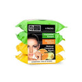 Global Beauty Care Makeup Cleansing Wipes 120 Count (4-Pack) (ASSORTED - 2PK x VITAMIN C | CUCUMBER)