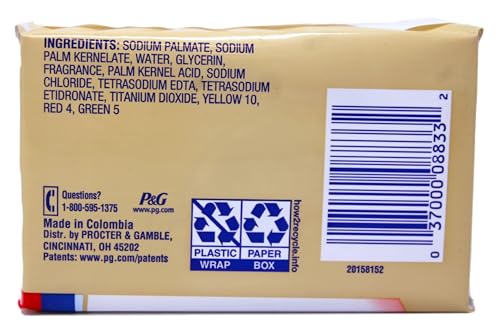 Antibacterial Hand Bar Soap Pack of 32 - Gentle, Long-Lasting Cleanser