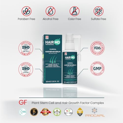 HairMD Post-Transplant Hair Regrowth Serum 60ml for Faster Hair Healing & Thickening