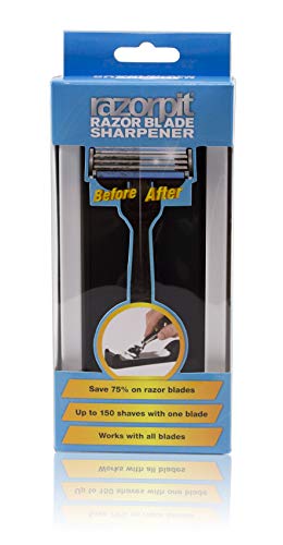 Men's Razor Blade Sharpener - Reusable Razor Cleaner & Sharpening Tool
