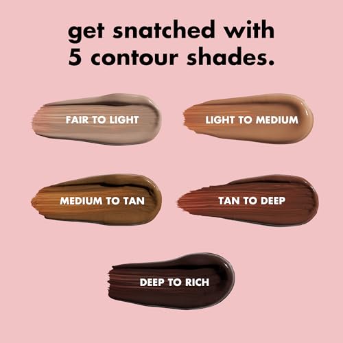 e.l.f. Halo Glow Contour Beauty Wand, Liquid Contour Wand For A Naturally Sculpted Look, Buildable Formula, Vegan & Cruelty-free, Light/Medium