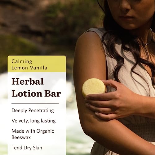 Moon Valley Organics Lotion Bars, Heal and Restore Chapped Skin, Lemon and Bergamot