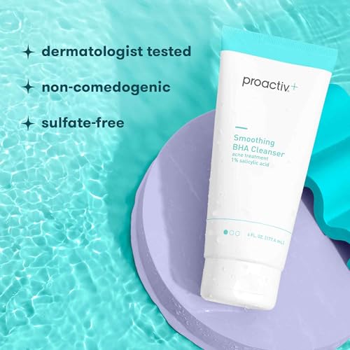 Acne Face Wash with Salicylic Acid - Gentle Exfoliating Gel Cleanser 6 Fl Oz