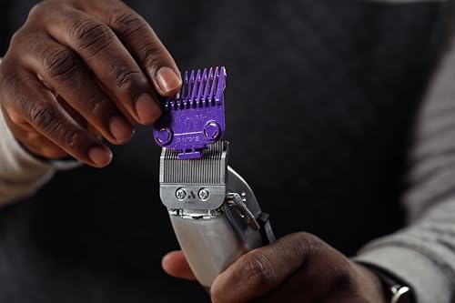Andis OG Master Dual Magnetic Comb Guard Set 5-Pack - Purple, Variation of OG Combs