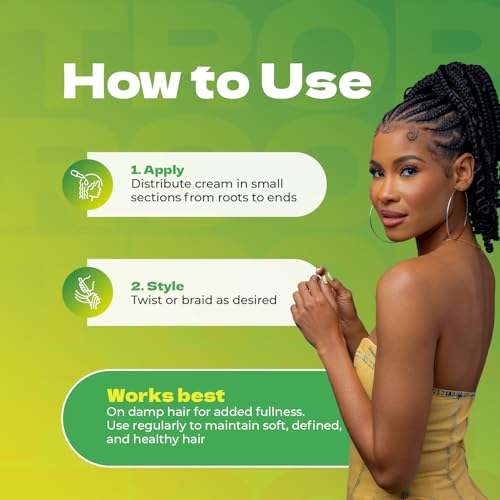 Bronner Brothers Tropical Roots Twist, CREAM 6.0 Fl Oz