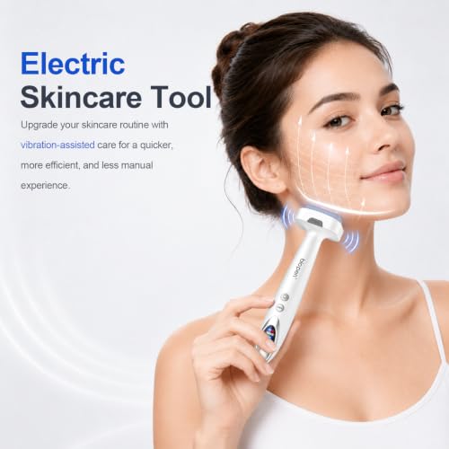 Microneedling Derma Stamp Tool 0.25mm with Red Light Vibration Rechargeable