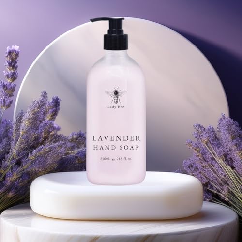 Liquid Hand Soap Set with Pump Dispenser - Eucalyptus, Lavender, Tea Tree Mint & Honey Almond, 4 Pack, 21.5 fl oz Each