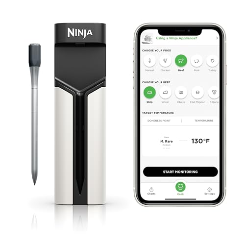 Ninja Wireless Thermometer WP100ME - Up to 700°F, Waterproof, Long Range