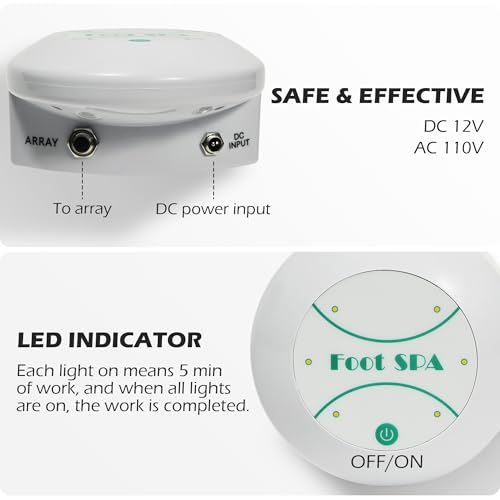 Eyes.sys Portable Ionic Detox Foot Spa Machine for Home & Travel