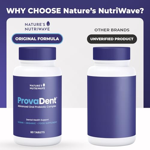 ProvaDent Botanical Oral Tablets - 60 Count, 1 Month Supply - Natural Bad Breath & Oral Care
