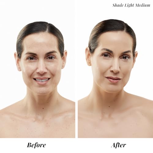 MagicMinerals AirBrush Foundation Set by Jerome Alexander ? 3pc Set Includes Primer, Foundation and Kabuki Brush - Spray Makeup with Anti-aging Ingredients for Smooth Radiant Skin (Light)