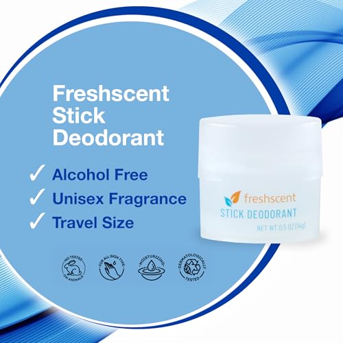Freshscent 0.5 oz Travel Size Stick Deodorant - Light Fragrance, Bulk Pack