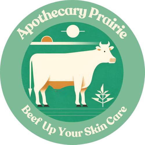 Grass-Fed Tallow Lip Balm with Organic Beeswax and Natural Peppermint Oil - Handmade With Only 3 Ingredients To Lock In Soothing Moisture (4 Pack, Peppermint)