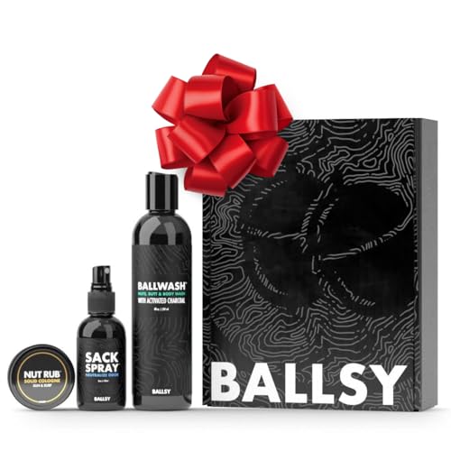 Ballsy Sack Pack Men's Fresh Kit Sun & Surf - Body Wash, Spray & Balm
