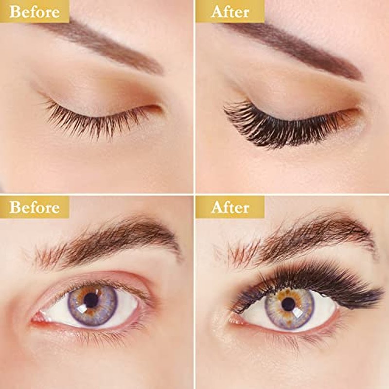 Magnetic Eyelashes, 14 Pairs False Lashes with 3 Tubes of Magnetic Eyeliner, Magnetic Lashes, Natural Look Kit with Tweezers, Reusable, No Glue