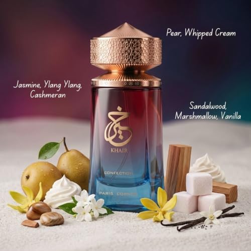 Paris Corner Khair Confession Eau de Parfum Spray 100ml - Floral Gourmand Fragrance