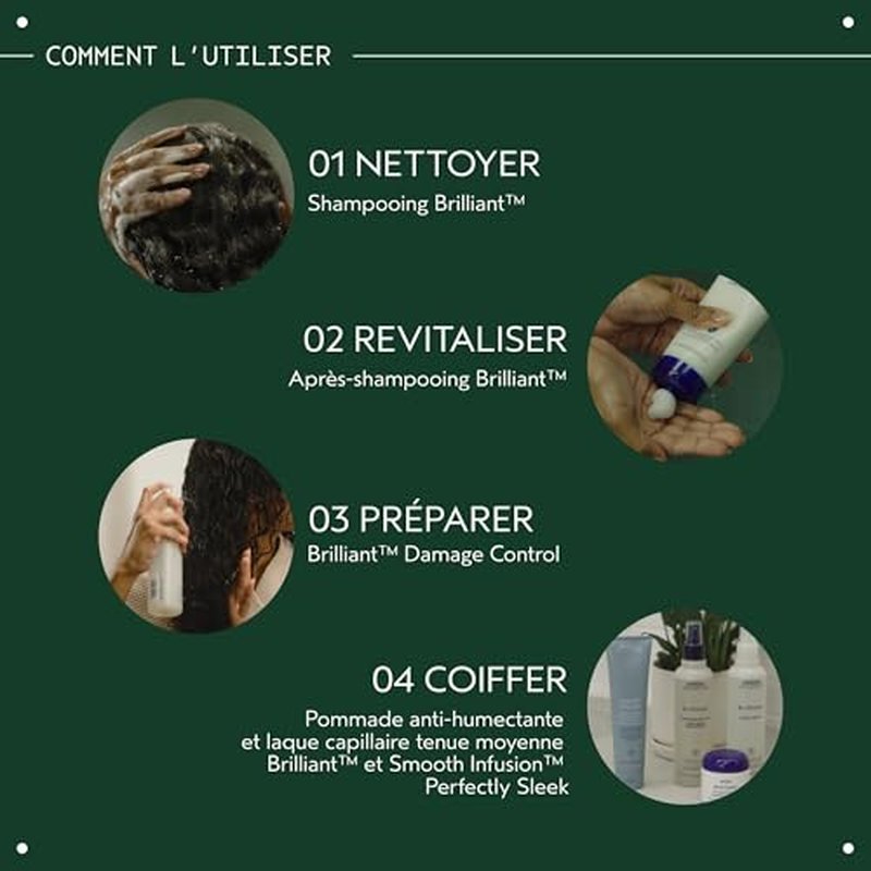 Aveda Brilliant Damage Control | Detangling Spray | Heat Protection Spray | Reduces Damage and Breakage | Jasmine, Rose, Clove Aroma |8.5 Fl Oz
